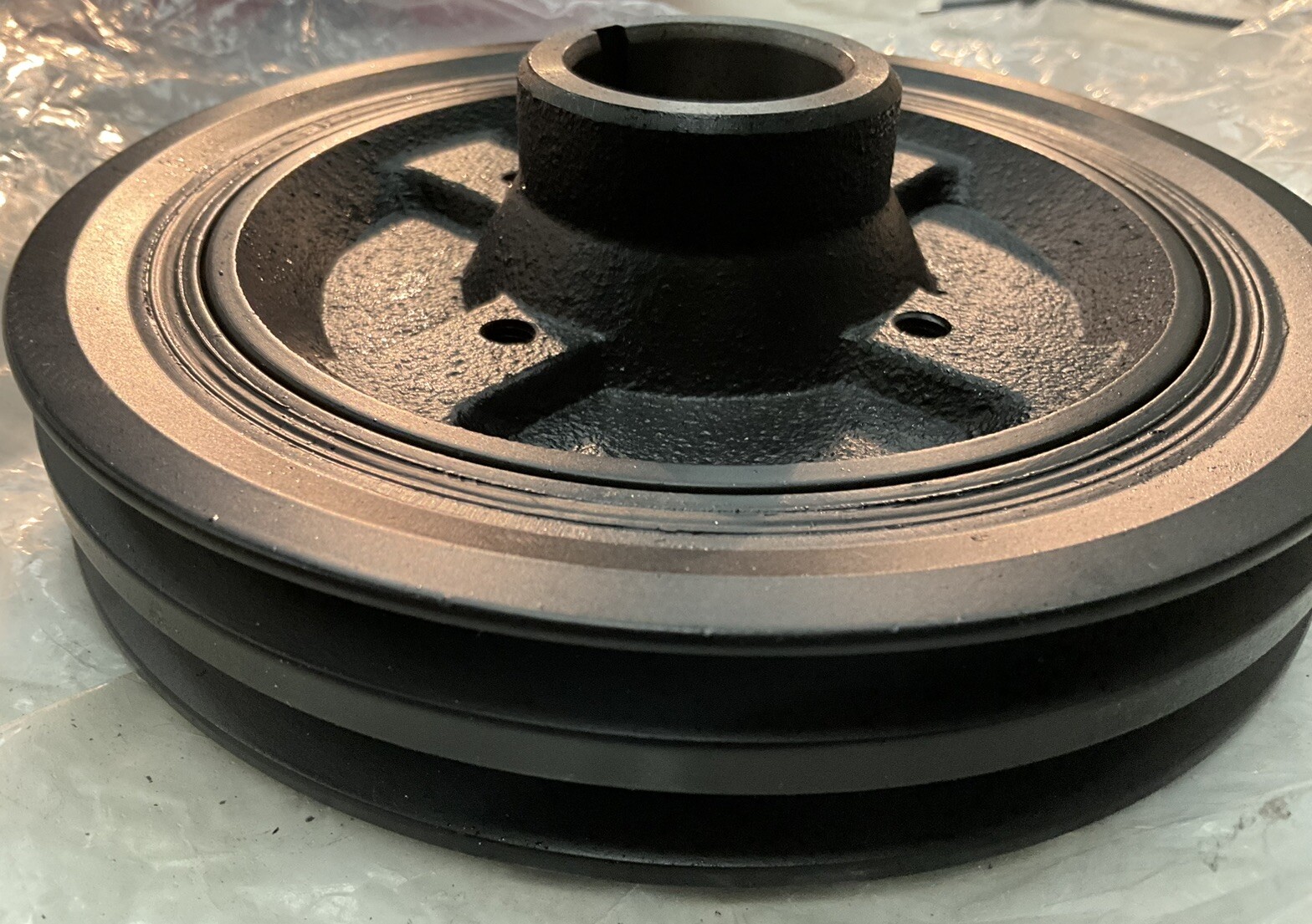 GATES Torsional Vibration Damper TVD1123 Replaces MD374223 For Crankshaft Pulley
