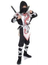 Child's Deluxe Way Of The Dragon Secret Ninja Costume