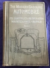 AM432 Vtg Modern Gasoline Automobile Maintenance Repair Book by Page