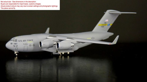 Herpa Wings 1/500 USAF C-17A 437th Airlift Wing 537964 avión de metal T - Imagen 2 de 2