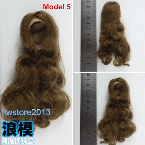 1/6 Artificial Hair Wig Cover For 12" Female Phicen TBL JO Figure Head Body Toys - Picture 6 of 45