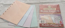 5 1/2 X 8 1/2" DAY-TIMER 8  Soft Hues  Slash File  Pockets