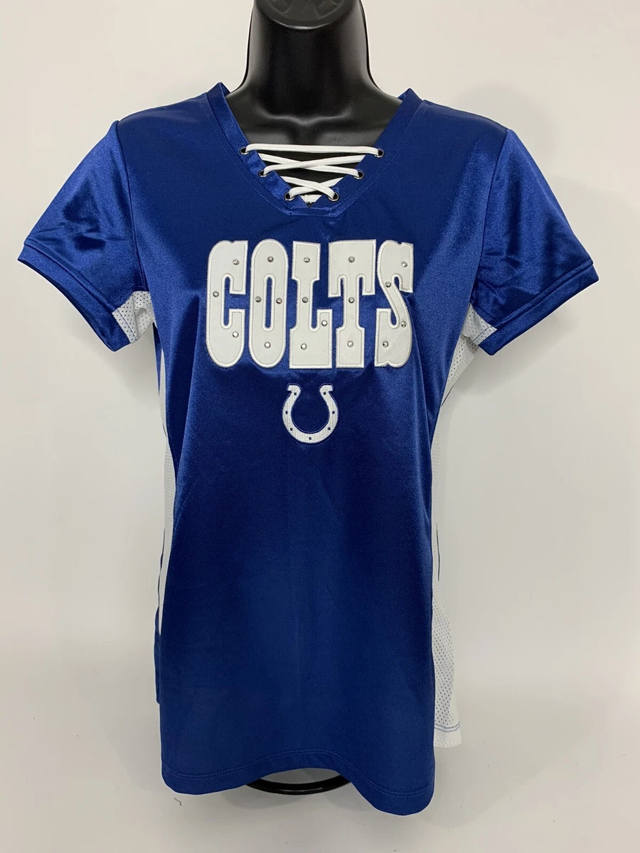 Indianapolis Colts Jersey With Rhinestones NFL Women s Small S eBay