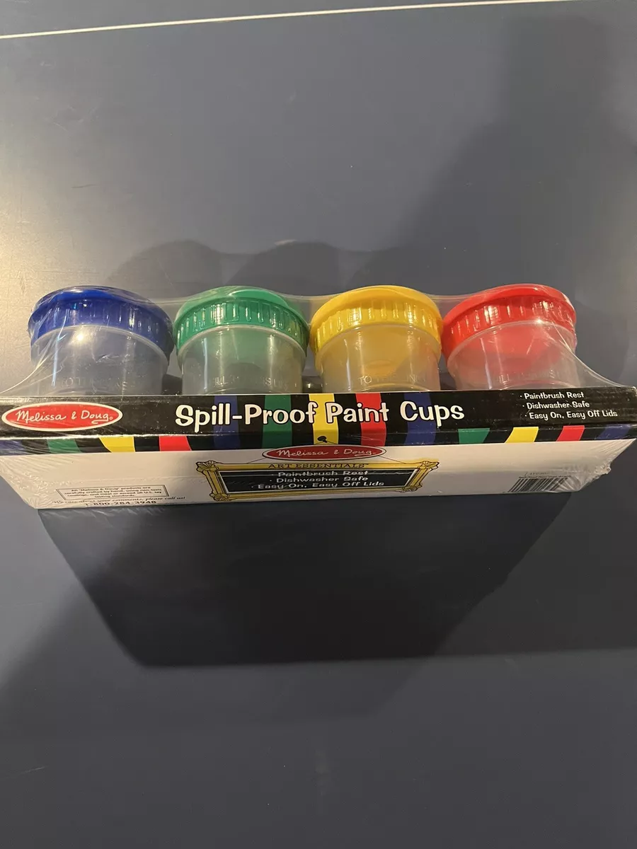 Spill-Proof Paint Cups - Set of 4: Melissa & Doug 