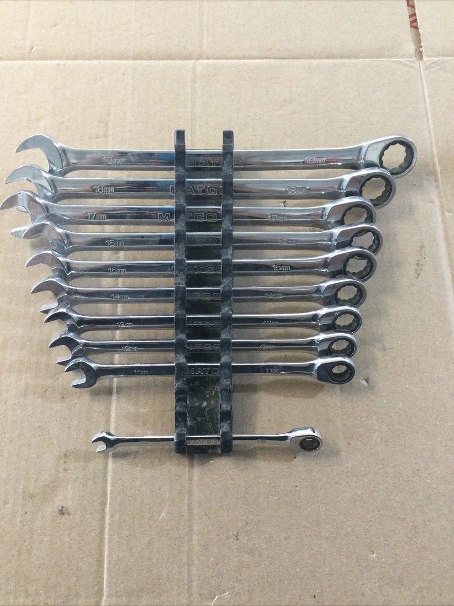Matco ratcheting wrench set deals