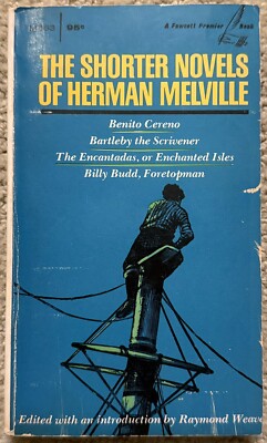 THE SHORTER NOVELS OF HERMAN MELVILLE 1970 FAWCETT PREMIER VINTAGE PAPERBACK