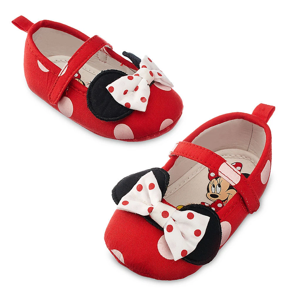Disney Store Minnie Mouse Costume Crib Shoes Red eBay