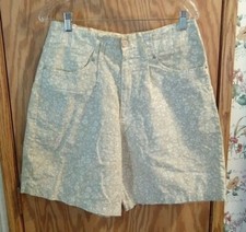 Vintage Gitano Womens Shorts High Waisted Floral Mom Jean Shorts Size 8