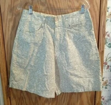 Vintage Gitano Womens Shorts High Waisted Floral Mom Jean Shorts Size 8 