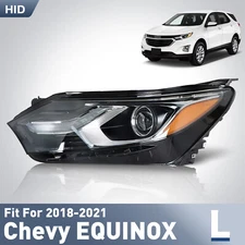 For 2018-2021 Equinox Driver Side Headlight (HID, without Ballast and Bulb) LH
