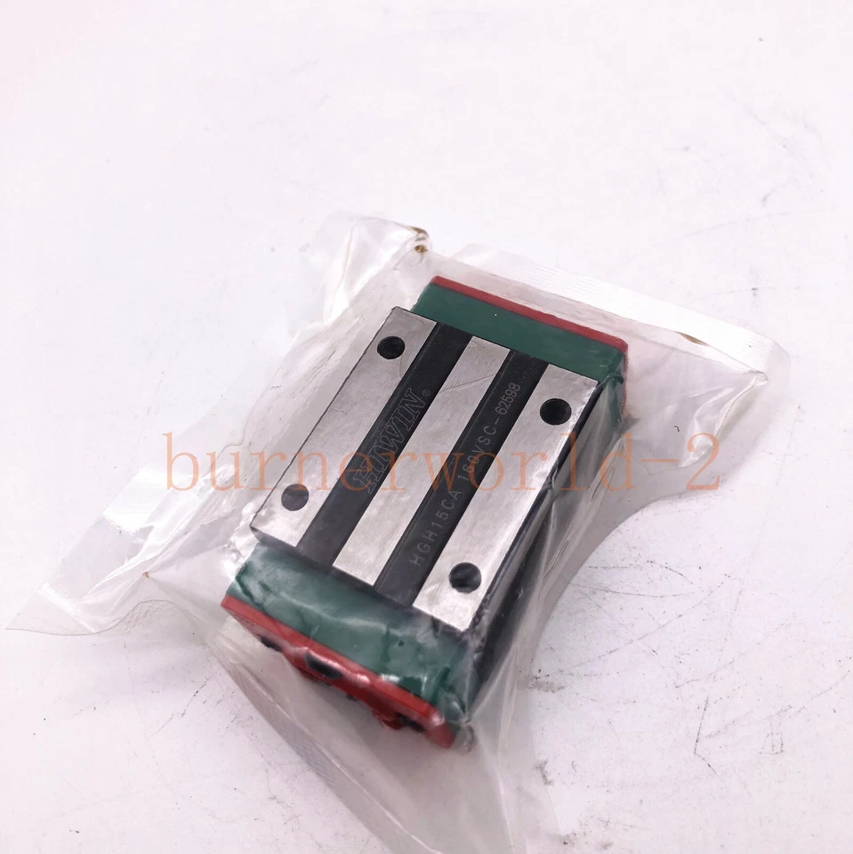 HGR15 HIWIN 15mm Linear Rail Guide HGW15CC HGH15CA Rail Block Slider CNC Router - Image 3 of 4