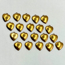 Brass Metal Charms Hearts Jewelry Findings Valentine's Day