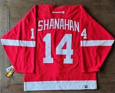 Vintage Koho Detroit Red Wings Brendan Shanahan #14 On Ice Auto Jersey Sz 56 NWT