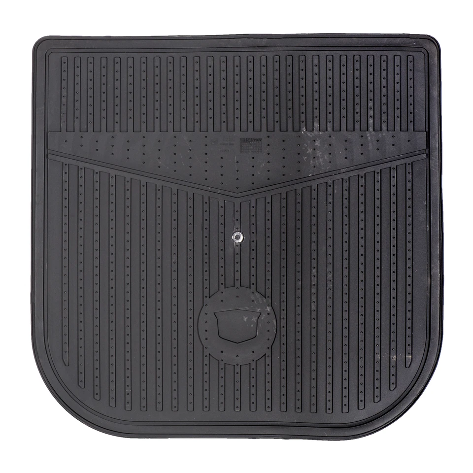 Alfombrilla de carga de goma para todo tipo de clima negra OEM NUEVA con logotipo de escudo 13-16 SRX 22829342 Foto 2 de 4