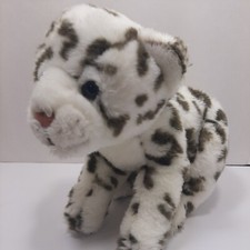 Animal Alley White Snow Leopard 12" Plush Toy