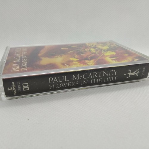 PAUL McCARTNEY "Flowers In The Dirt" 1989 Portugal Cassette Tape - Picture 4 of 7