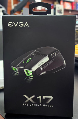 EVGA X17 FBS Gaming Wired Mouse 16000 DPI / 8K HZ High Speed USB  - Black