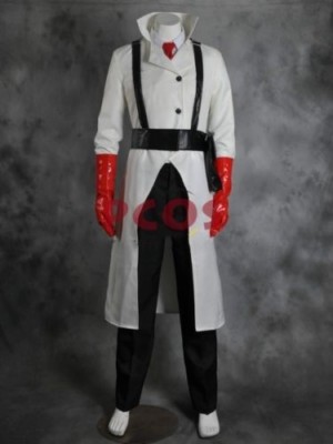 Team Fortress 2 Medic White Cosplay Costume Custom#
