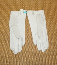 Van Raalte Gloves NOS/NEW Vintage Oyster "Peccary Leather" Womens Size 6.5