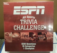 2005 ESPN All Sports Trivia Challenge Game Man Cave NEW 13+ Made in USA