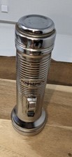 Vintage True Value Made In USA Chrome Metal Flashlight Very Clean inside and out