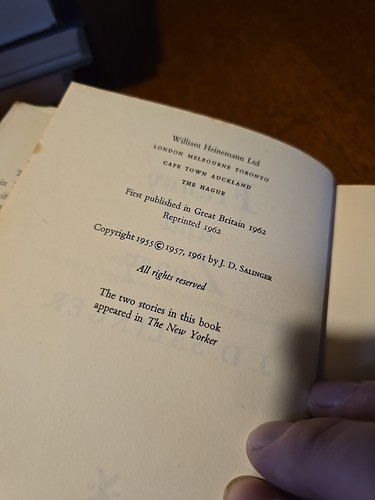 Franny and Zooey. By J D Salinger. 1962 HB DJ - Picture 6 of 6