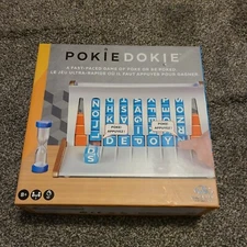 Pokie Dokie Marbles Word Game Dice Fast Action Party Two Player White Elephant