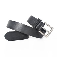 U8108 Made-in-USA 1-1/2" Casual Lace Loop Full Grain Leather Belt, TONEKA