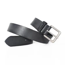U8108 - Toneka Men's Casual Lace Loop Full Grain Leather Belt