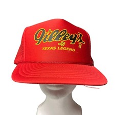 Vintage Mickey Gilley Urban Cowboy Texas Legend Trucker Hat Mesh Back Snapback