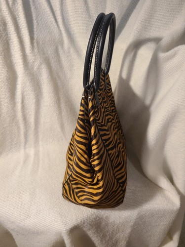J McLaughlin Leder Zebra/Tiermotiv Handtasche/Geldbörse - Bild 4 von 8