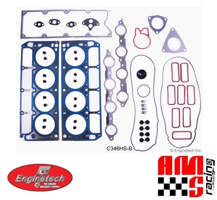 Juego de juntas de culata de motor para Chevrolet Pontiac 1999-2001 5,7 L LS1 LS6 Foto 2 de 3
