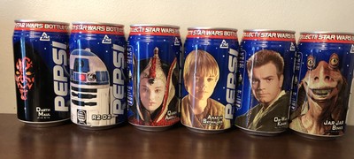 phantom menace pepsi cans