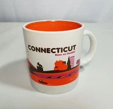 Dunkin Donuts Mug CONNECTICUT Skyline 2012 Scenery Collectible Coffee Cup