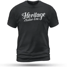 Heritage Guitars Logo T-Shirt Funny Size S-5XL Made in USA