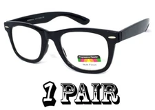 Square Frame Multi Focus Progressive Reading Glasses 3 Strengths in 1 Reader