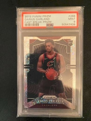 2019 Panini Prizm Basketball Prizm Fast Break Darius Garland #288 PSA 10
