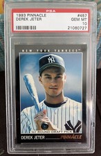 1993 PINNACLE #457 DEREK JETER RC PSA 10