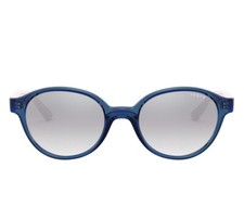 New Vogue Junior Youth Sunglasses Unisex, Top Transparent Blue Oval 45mm VJ2007