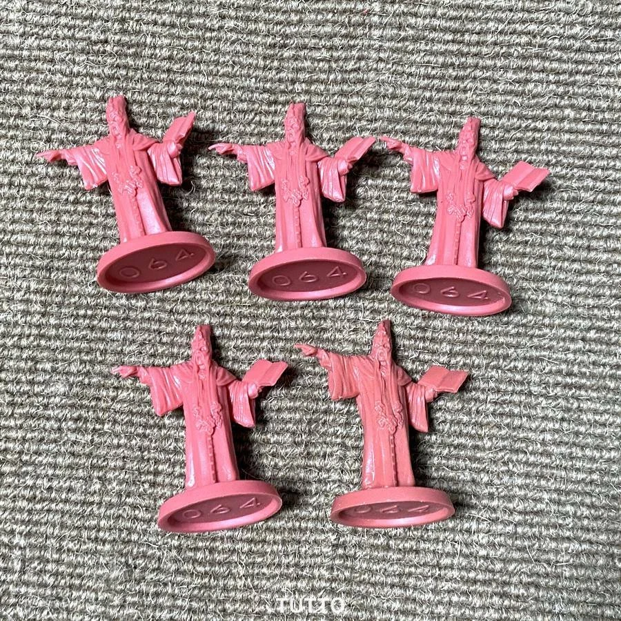 5PC Cultist Cthulhu Mythos Miniature Figure Cthulhu Death May Die DND Board Game - Image 4 of 4