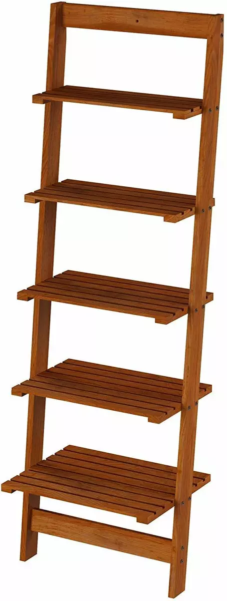 Cherry wood 2024 ladder shelf