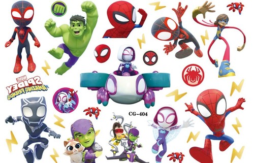 Spider-Man, Super-ManTemporary Tattoo stickers Children Kids Birthday Party Bag - Imagen 24 de 29