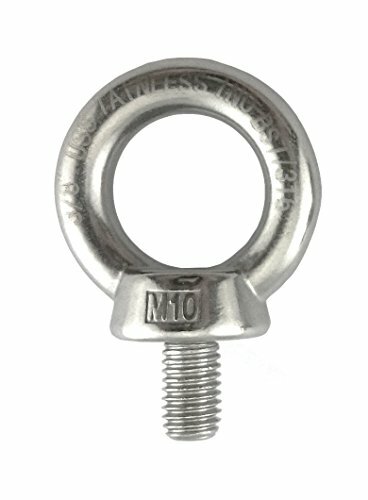 Stainless Steel 316 M10 Eye Bolt 10mm Marine Grade Heavy Duty - Picture 1 of 2