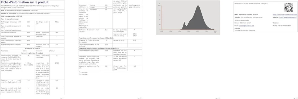 Osram LED B22d Filament Lampe Wamweiss Glühbirne 75W Dimmbar Leuchtmittel - Bild 4 von 4