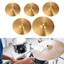 Crash Cymbal Drum Traditional Beginner Drummers Brass Alloy Practice Cymbal