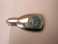 G Monogram Initials Letter Vintage SMALL Tie Bar Clip