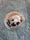 1 oz silver round American Fishing Club Muskellunge .999 Silver