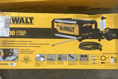 #ad DEWALT DWPW2600 Cold Water Pressure Washer 2600 PSI 1.1 GPM Corded Electric $225.00