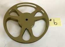 GOLDBERG BROS REFLEX 16mm 400' METAL FILM REEL   GOLD   NICE       6