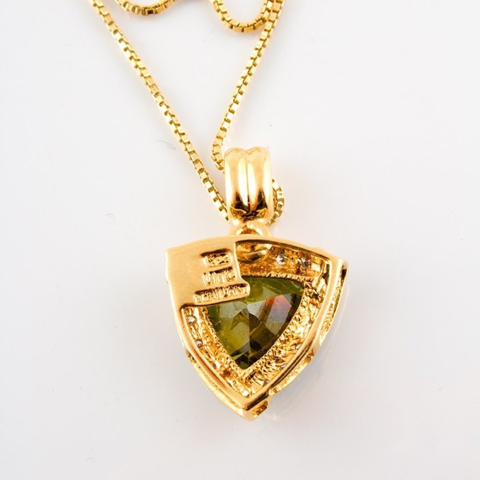 14Kt Gold Over Solid Silver Certified Gemstone an… - image 5